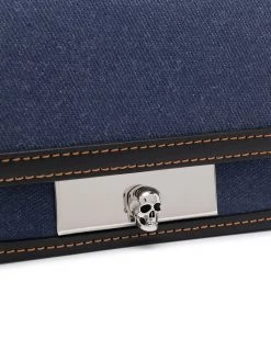 Alexander McQueen mini denim satchel bag