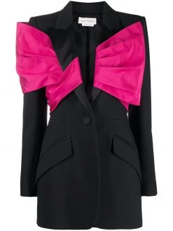 Alexander McQueen bow-embellished blazer