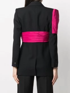 Alexander McQueen bow-embellished blazer