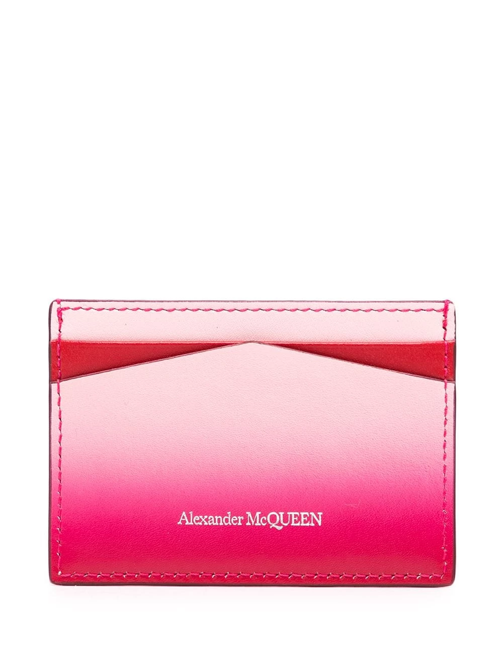 Best Sale 🛒 Alexander McQueen Gradient effect skull stud cardholder 🔔 2 Alexander McQueen gradient-effect skull-stud cardholder