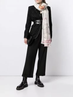 Alexander McQueen butterfly-print silk scarf