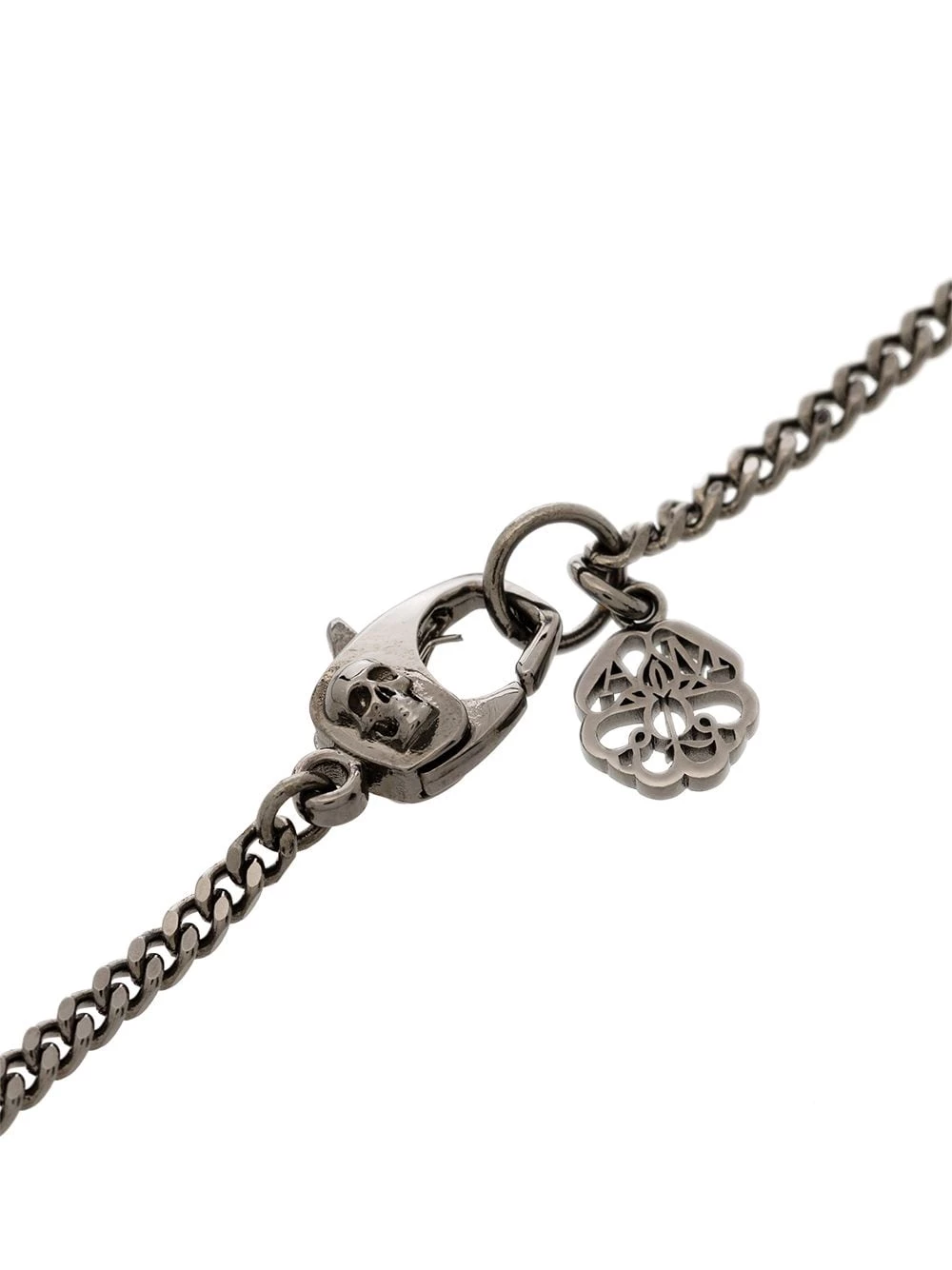 Outlet 🤩 Alexander McQueen Skull Tag curb chain necklace ⭐ 4 Alexander McQueen Skull Tag curb-chain necklace