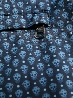 Alexander McQueen micro Skull print swim shorts