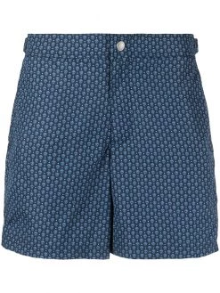 Alexander McQueen micro Skull print swim shorts