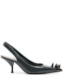 Alexander McQueen studded slingback pumps