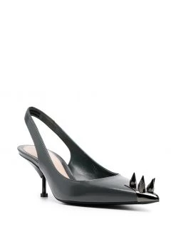 Alexander McQueen studded slingback pumps