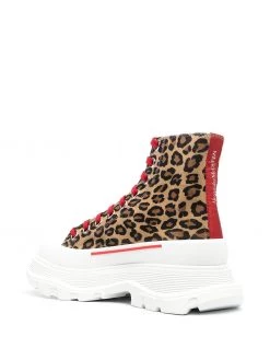 Alexander McQueen Tread Slick leopard print sneakers