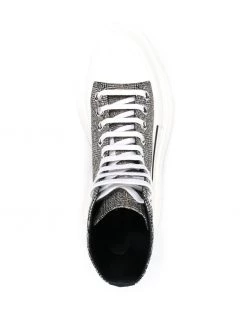 Alexander McQueen Tread Slick check print sneakers