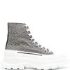 Alexander McQueen Tread Slick check print sneakers