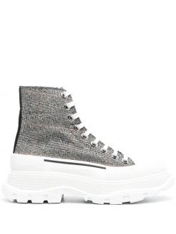 Alexander McQueen Tread Slick check print sneakers