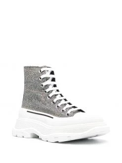 Alexander McQueen Tread Slick check print sneakers