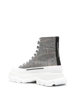 Alexander McQueen Tread Slick check print sneakers