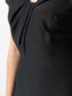 Alexander McQueen twist-detail midi dress