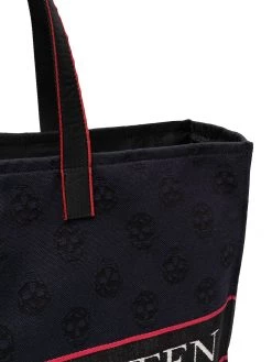 Alexander McQueen East West Selvedge logo tote bag