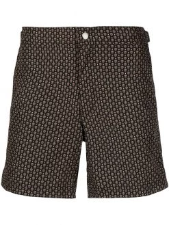 Alexander McQueen skull pattern swimming shorts