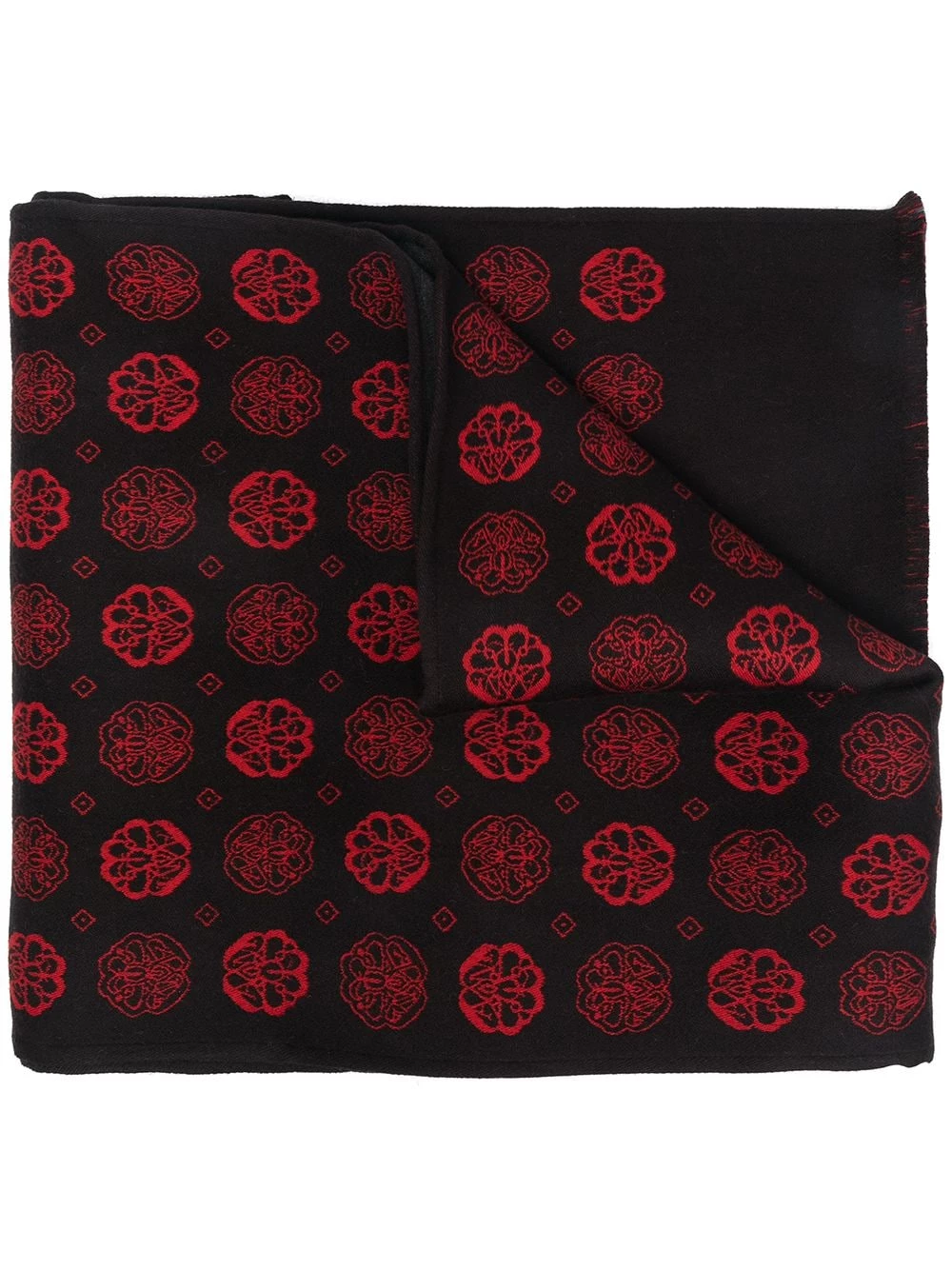 New โ Alexander McQueen Jacquard woven scarf ๐ 1 Alexander McQueen jacquard-woven scarf