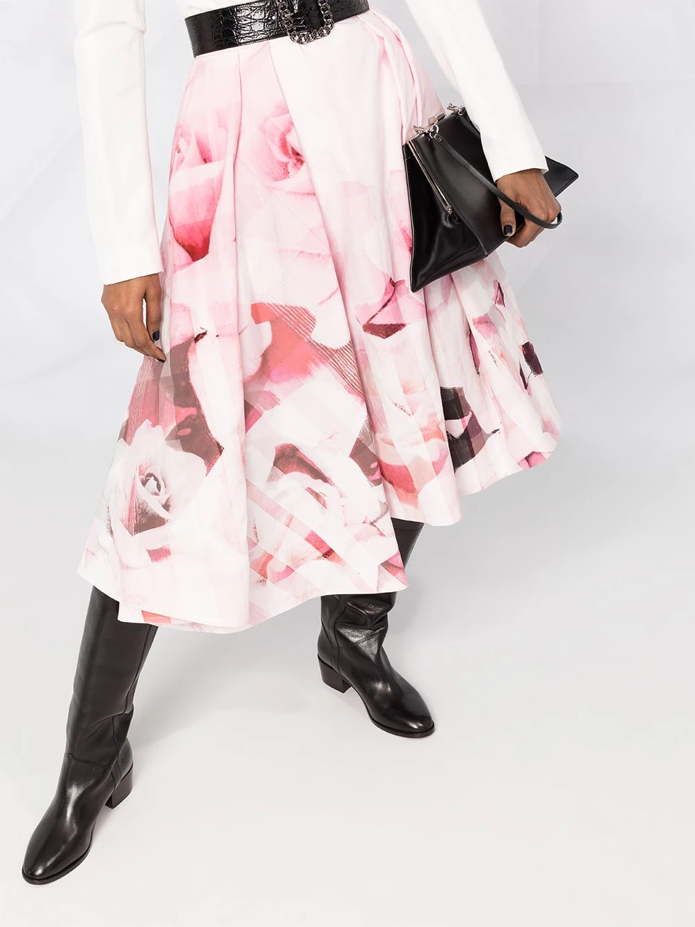 Best reviews of ๐ฅฐ Alexander McQueen Asymmetric floral ๐ skirt ๐ 5 Alexander McQueen asymmetric floral skirt