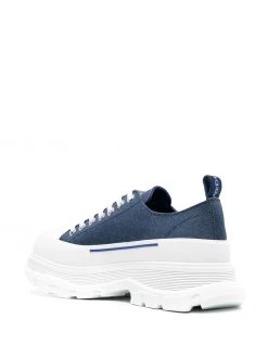 Alexander McQueen Tread Slick denim sneakers