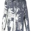 Alexander McQueen abstract-print button-up shirt
