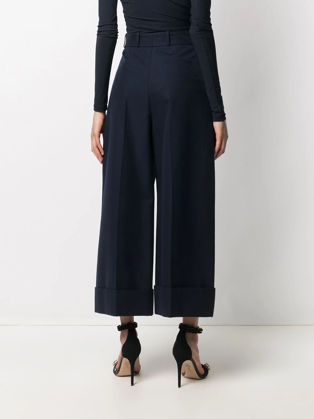 Promo ๐ Alexander McQueen Wide leg cropped trousers ๐ 4 Alexander McQueen wide-leg cropped trousers