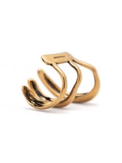 Alexander McQueen triple hook ear cuff earring