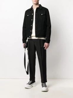 Alexander McQueen buttoned denim jacket