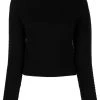 Alexander McQueen cut-out knitted top