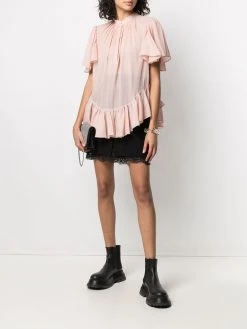 Alexander McQueen ruffle hem blouse