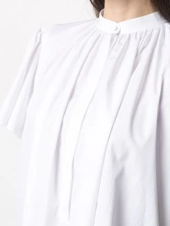 Alexander McQueen short-sleeve asymmetric shirtdress