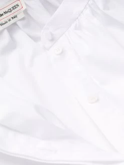 Alexander McQueen short-sleeve asymmetric shirtdress