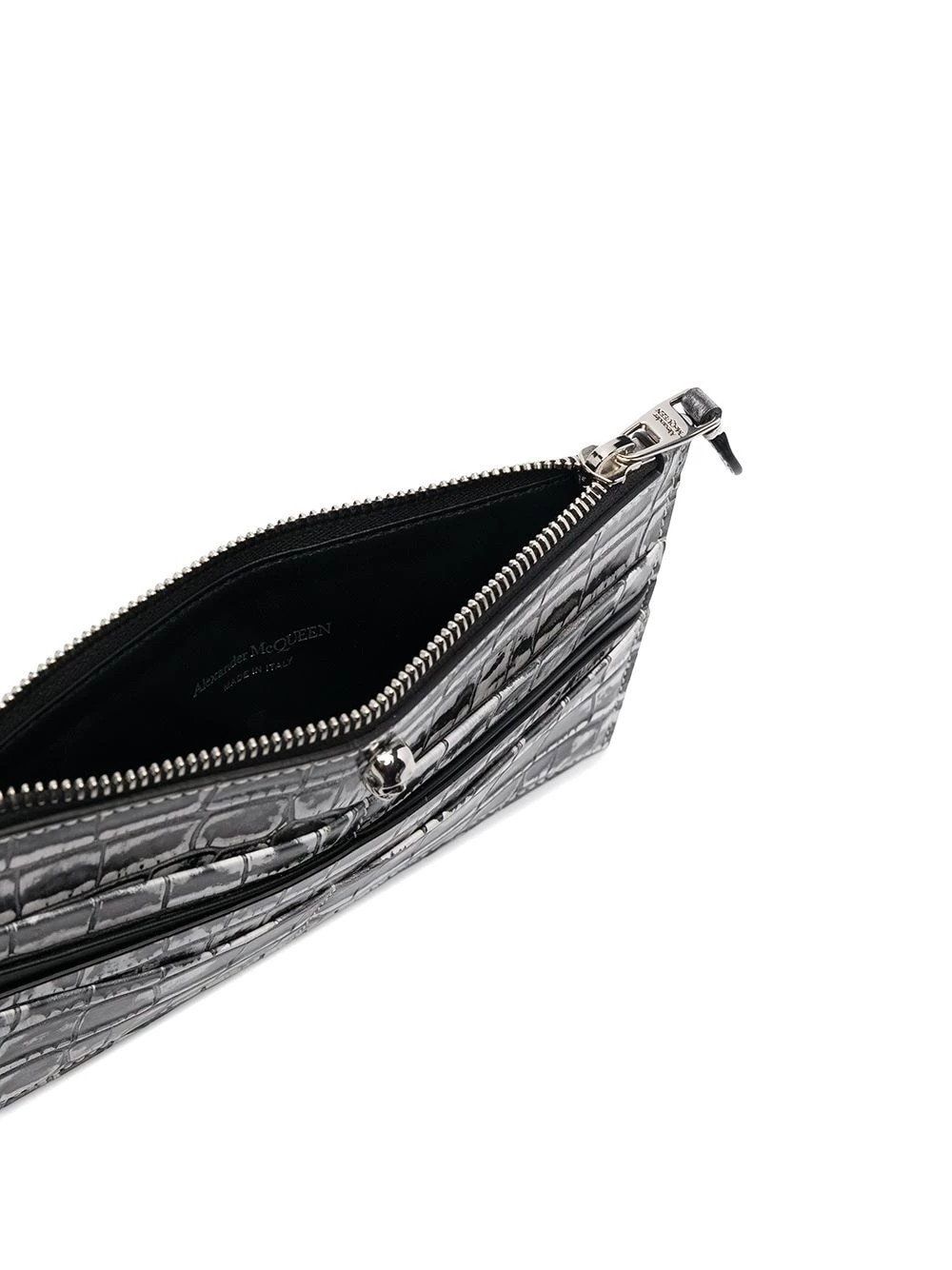 Best Pirce ๐คฉ Alexander McQueen Textured zip top cardholder ๐ 3 Alexander McQueen textured zip-top cardholder
