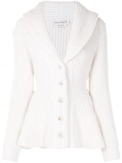 Alexander McQueen Exploded rib-knit cardigan