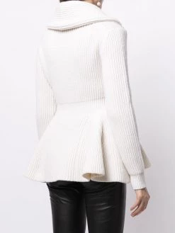 Alexander McQueen Exploded rib-knit cardigan