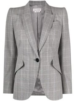 Alexander McQueen button-front blazer