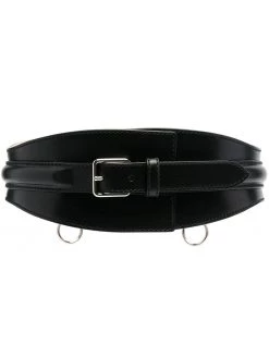 Alexander McQueen wide leather belt