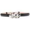 Alexander McQueen Sculptural-link leather belt