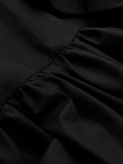 Alexander McQueen ruffle-trim cotton-poplin shirtdress