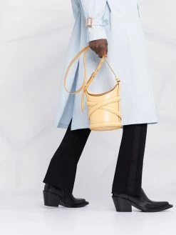 Alexander McQueen leather bucket bag