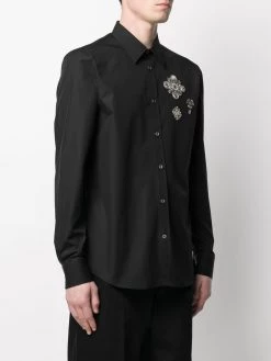 Alexander McQueen multi-patch cotton shirt