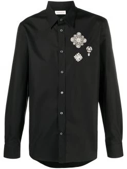 Alexander McQueen multi-patch cotton shirt