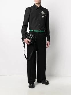 Alexander McQueen multi-patch cotton shirt