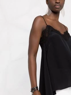 Coupon ๐ฏ Alexander McQueen Lace embellished draped top โ 10 Alexander McQueen lace-embellished draped top