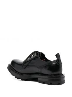 Alexander McQueen ridged sole lace-up shoes