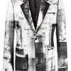 Alexander McQueen Trompe-l'oeil single-breasted blazer
