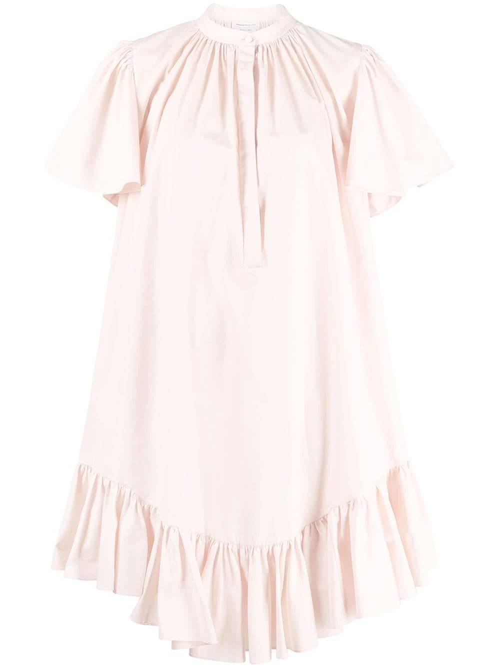 Cheap โ๏ธ Alexander McQueen Ruffle detail short sleeve ๐ dress โญ 1 Alexander McQueen ruffle-detail short-sleeve dress