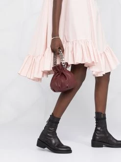 Cheap โ๏ธ Alexander McQueen Ruffle detail short sleeve ๐ dress โญ 12 Alexander McQueen ruffle-detail short-sleeve dress