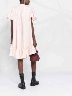 Cheap โ๏ธ Alexander McQueen Ruffle detail short sleeve ๐ dress โญ 11 Alexander McQueen ruffle-detail short-sleeve dress