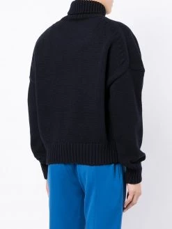 Alexander McQueen bird-print intarsia-knit jumper