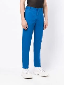 Alexander McQueen slim-fit cotton trousers