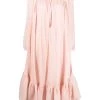 Alexander McQueen ruffle-hem long-sleeve dress